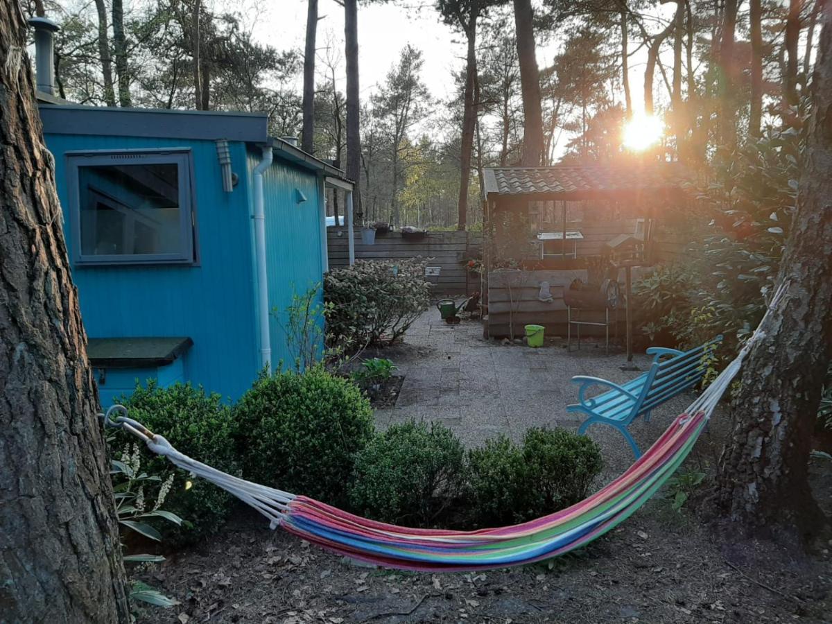 Boshuis Turquoise / Smaakvol Genieten Op De Veluwe 霍德鲁 外观 照片