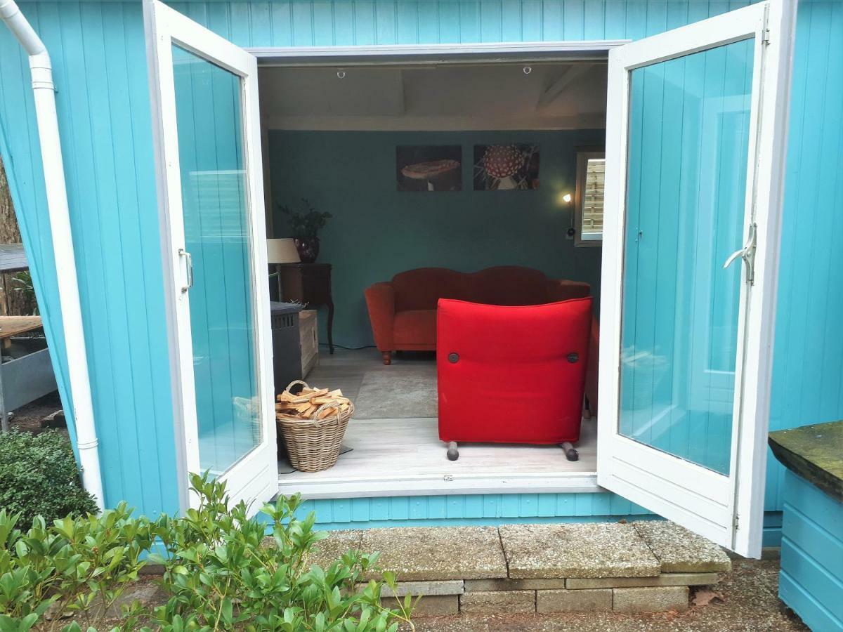 Boshuis Turquoise / Smaakvol Genieten Op De Veluwe 霍德鲁 外观 照片