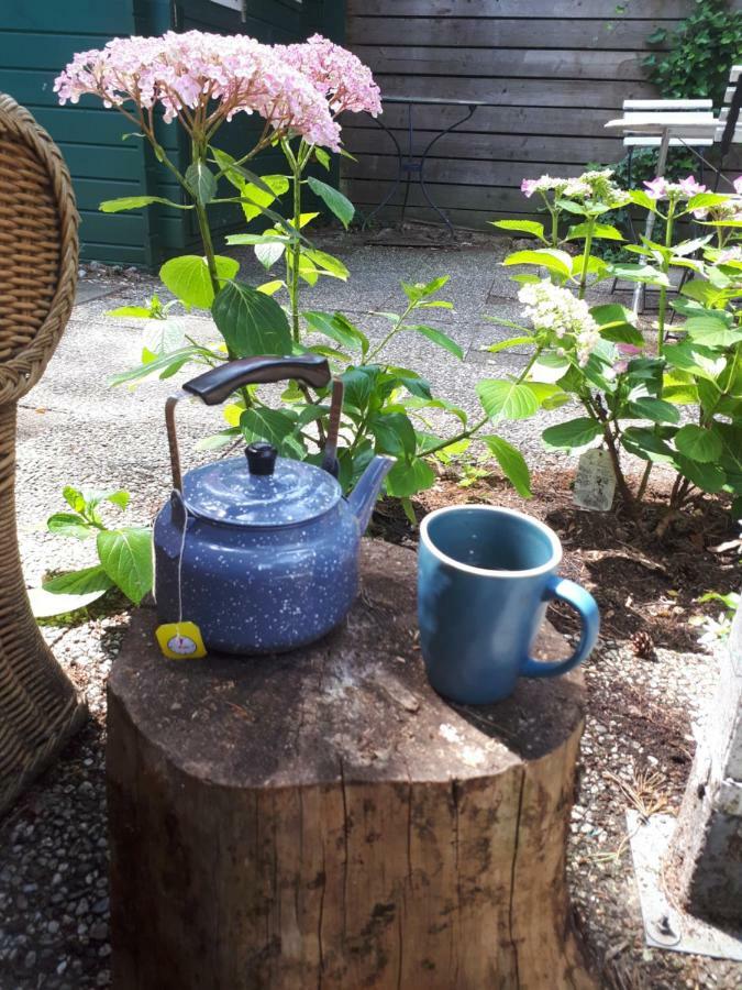 Boshuis Turquoise / Smaakvol Genieten Op De Veluwe 霍德鲁 外观 照片