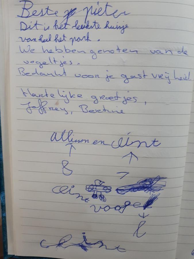 Boshuis Turquoise / Smaakvol Genieten Op De Veluwe 霍德鲁 外观 照片
