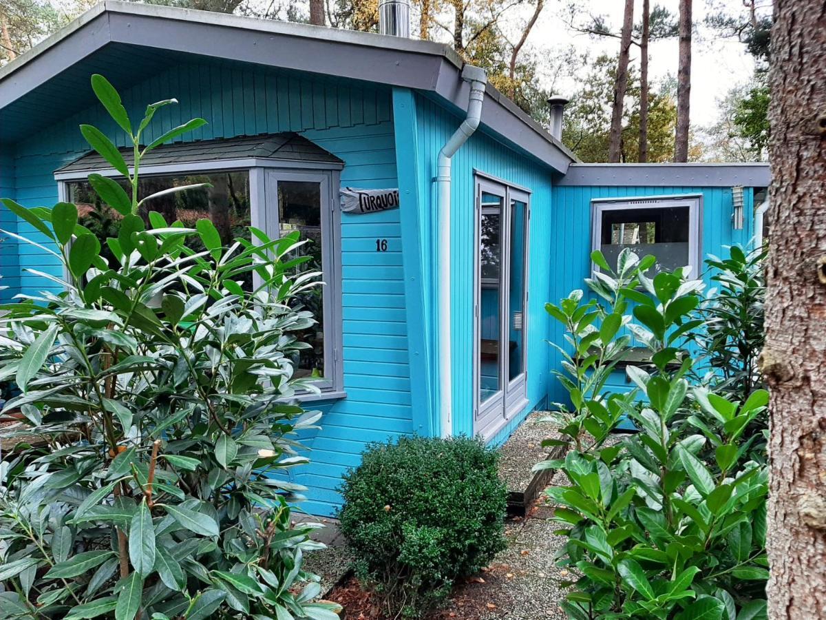 Boshuis Turquoise / Smaakvol Genieten Op De Veluwe 霍德鲁 外观 照片
